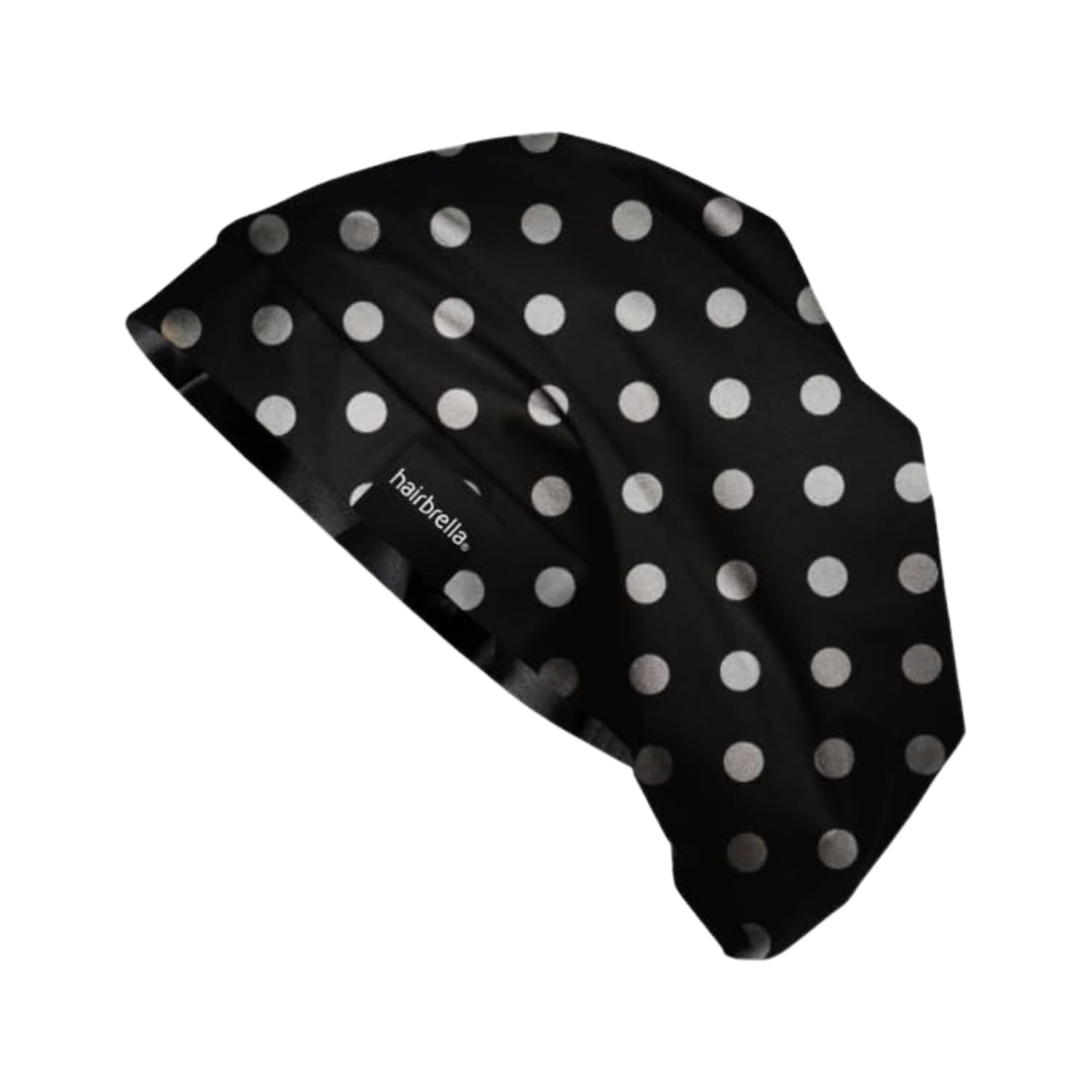 Silky Satin Sleep Cap for Women - Frizz-Free Hair Night Bonnet with Polka Dot Design