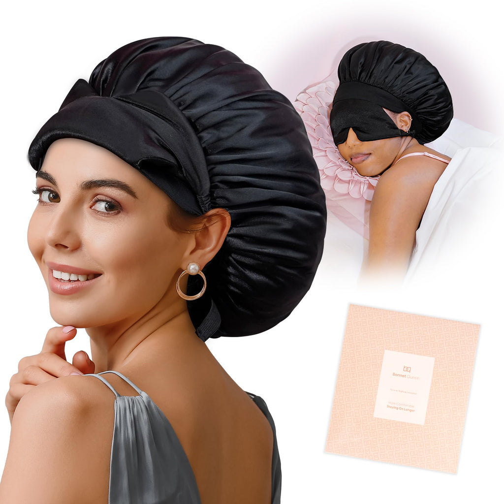 SILK DREAMS Sleep Cap with Eye Mask